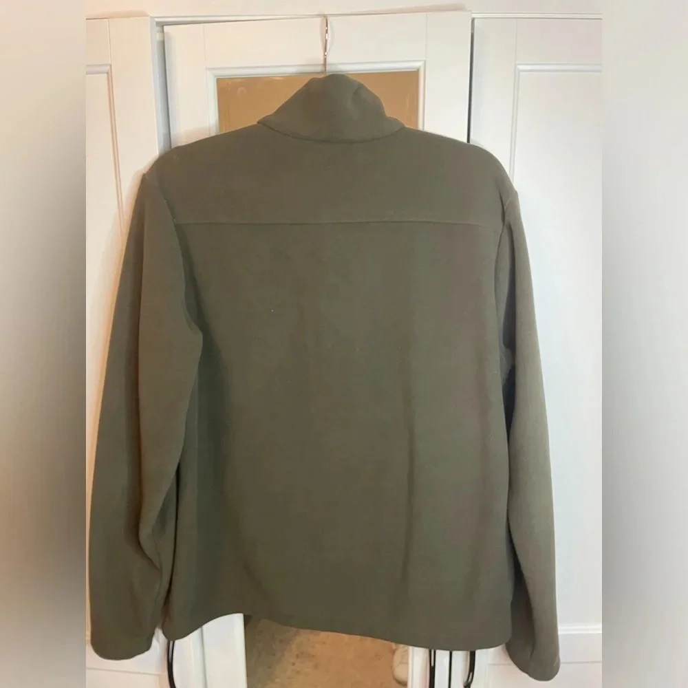 Banana Republic 1/3‎ Zip Pullover Olive Mens Size M